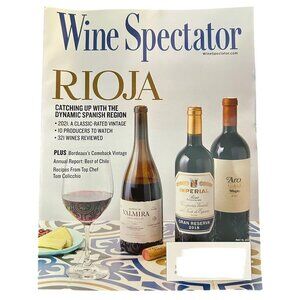 Wine Spectator Magazine May 31 2025 Rioja Spanish Region Bordeaux Best of Chile